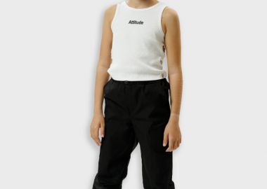 Παντελόνι cargo για κορίτσι | ΜΑΥΡΟ - Energiers - 